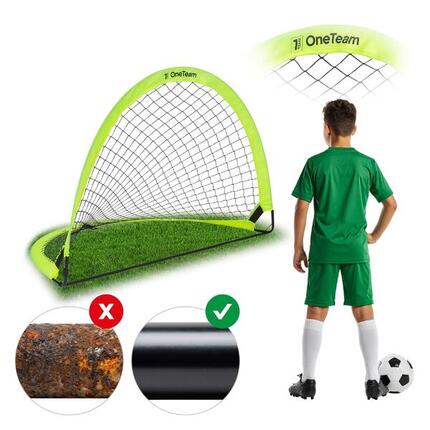 OneTeam Fußballtore Ballon Pop-Up grün