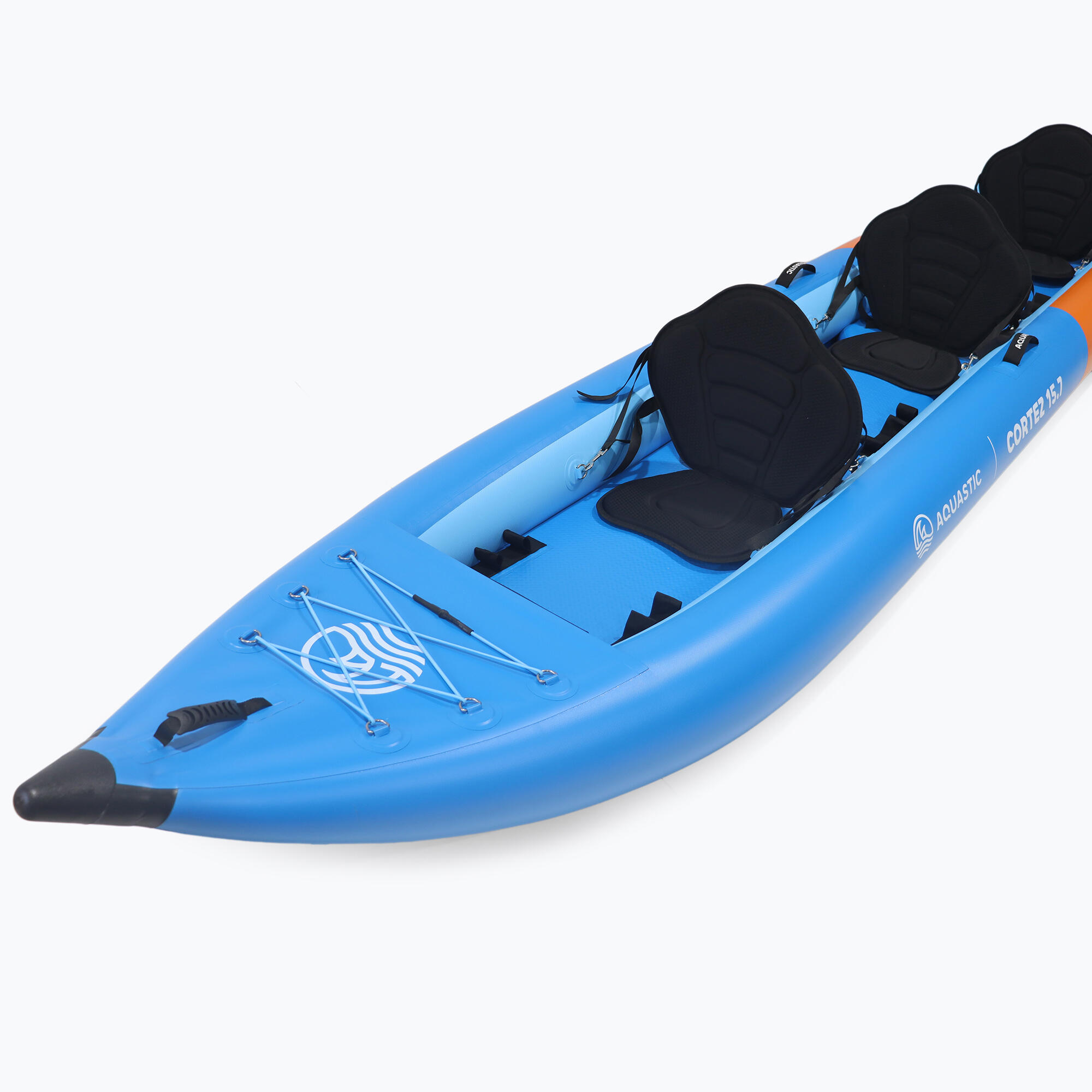 Opblaasbare 3-persoons kajak AQUASTIC Cortez 15'7" 6/7