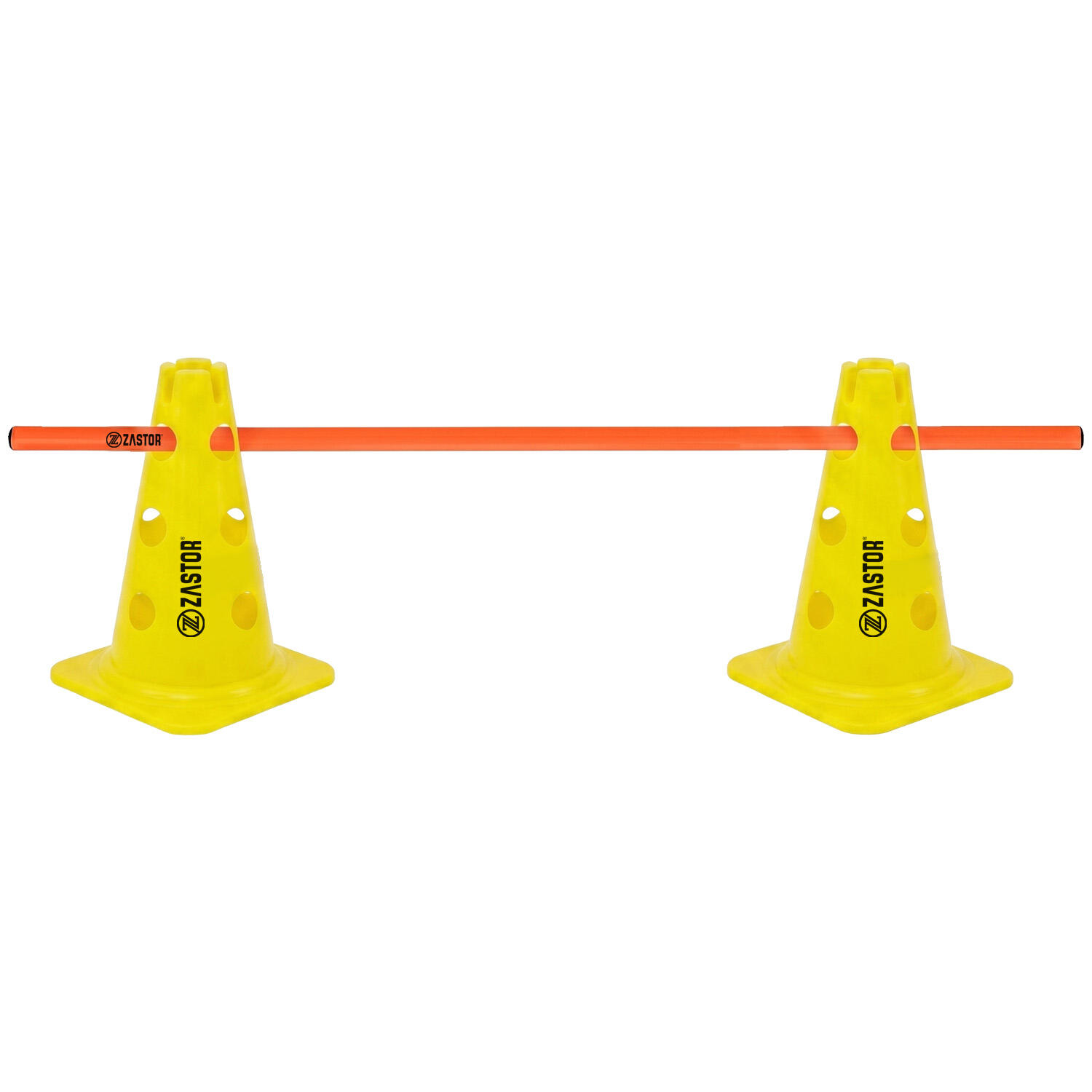 Señalizador 23 cm con soporte para picas amarillo 4/6
