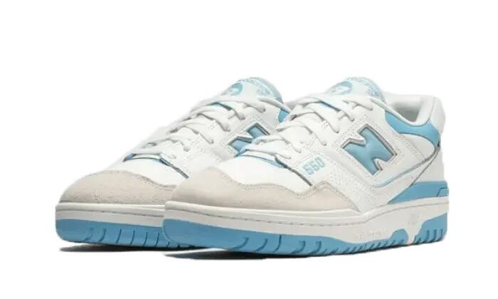 Schoenen - basketbal - unisex - new balance 550 - wit/blauw 2/4