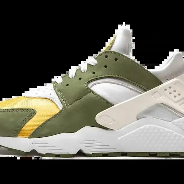 Lifestyle Shoes - Air Huarache Stussy - Dark Olive/White
