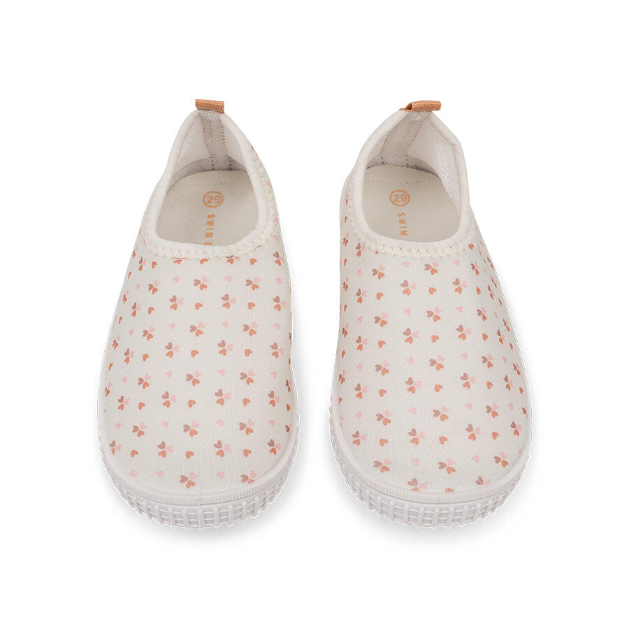 Swim Essentials Kids Water Shoes - Old Pink - Cozy Hearts - Size 19-29 3/5