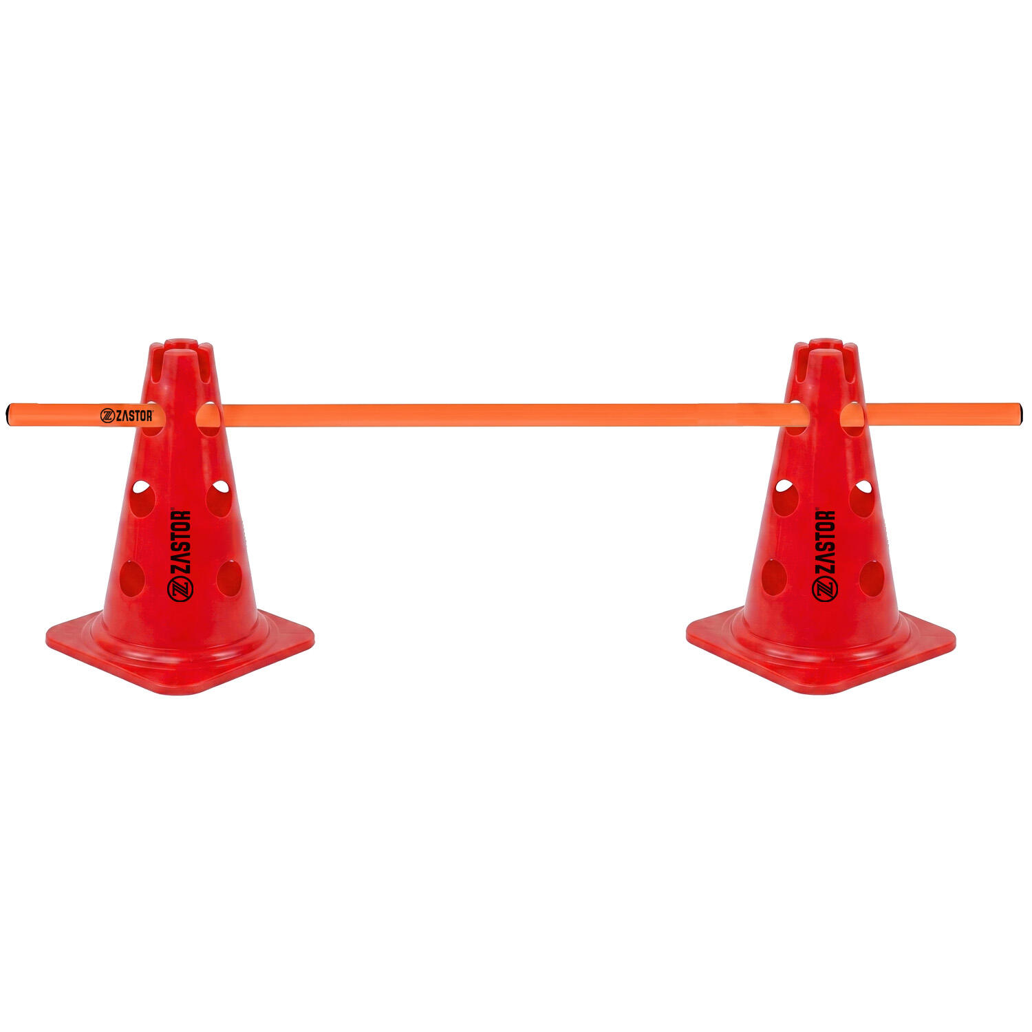 Señalizador 23 cm con soporte para picas rojo 4/6