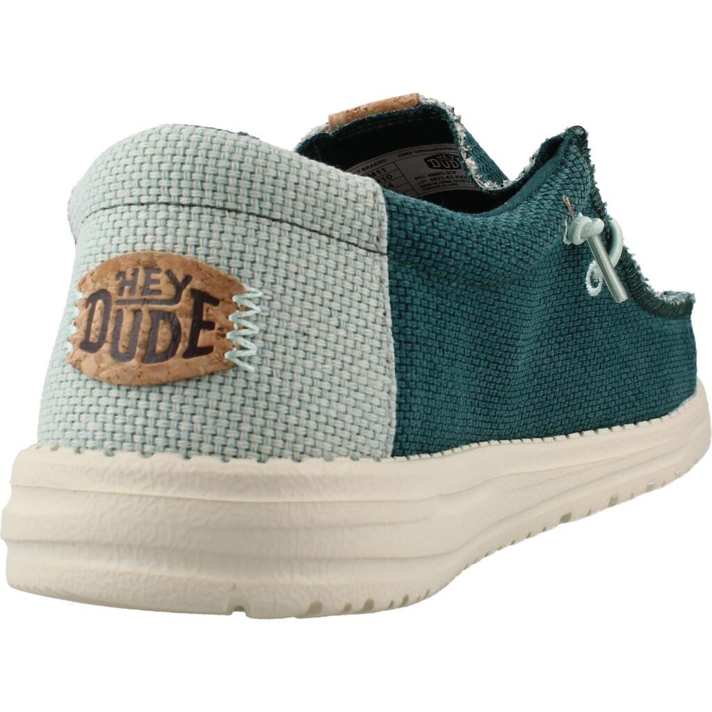 Sneakers Hey Dude Model Wally Braided Kleur Groen 3/5