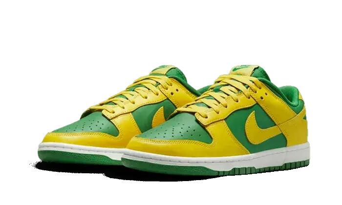 Lifestyle Shoes - Dunk Low Reverse Brazil - Green/Yellow 2/3