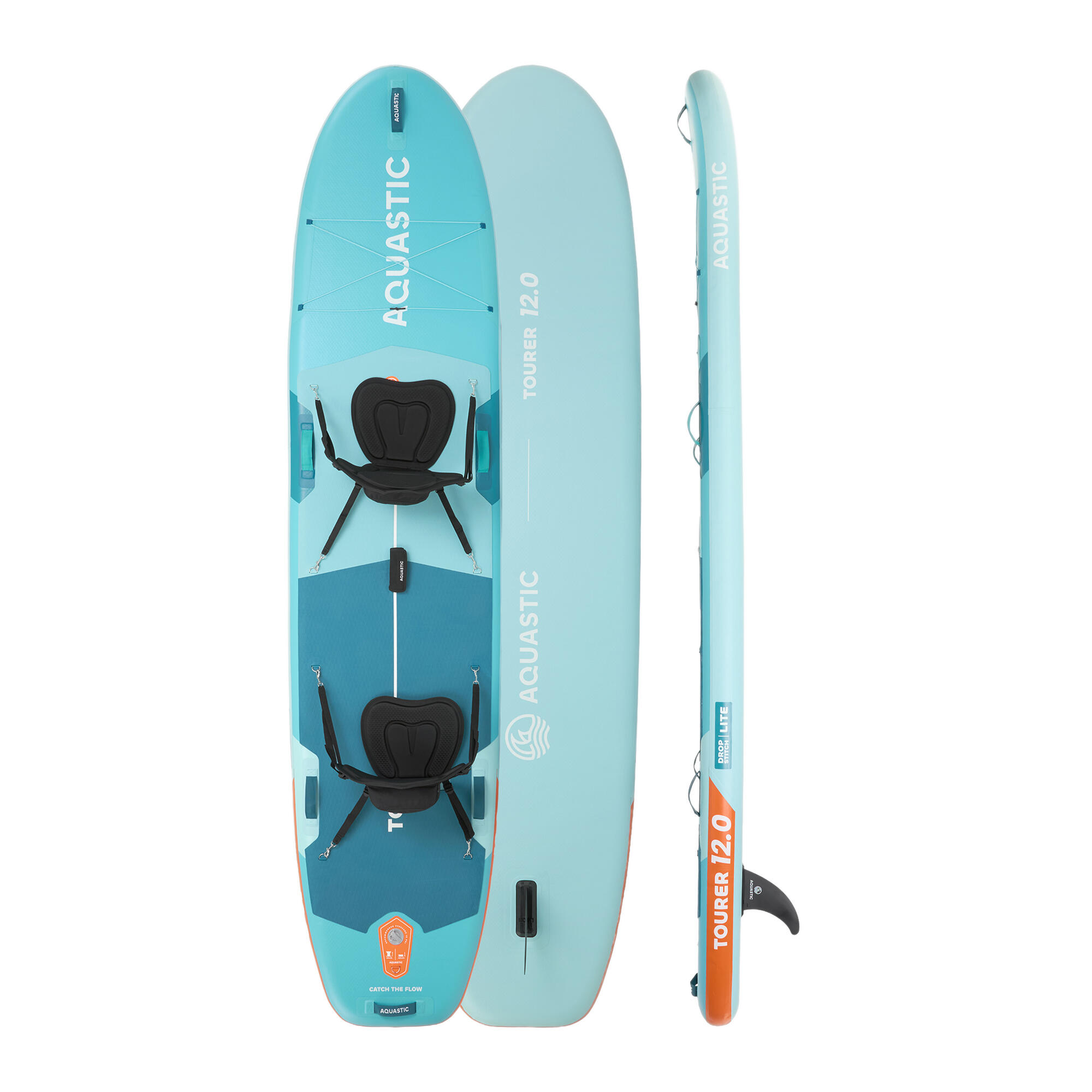 SUP-Board AQUASTIC Tourer 12'0" 2-Personen 5/5