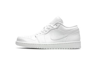Air Jordan 1 Low Triple White - Taille : 44 EU