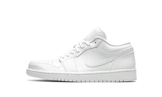 Air Jordan 1 Low Triple White - Taille : 44 EU