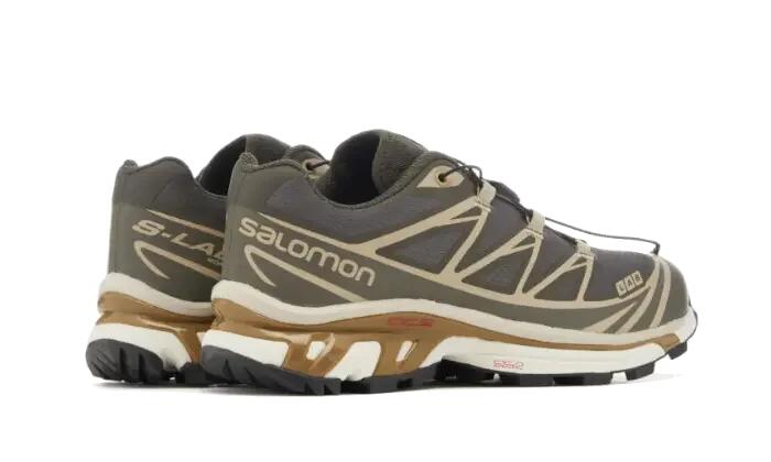 Salomon XT-6 Beluga Dull Gold 3/4
