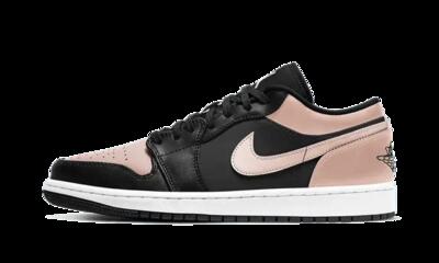 Schoenen - lifestyle - air jordan 1 low - zwart/crimson tint