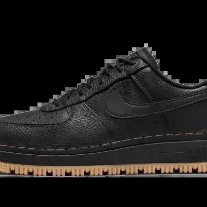 Unisex - Lifestyle - Leather low-top - AF1 Low Luxe - Black/Gum