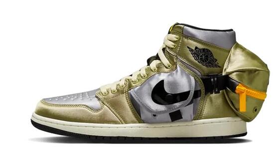 Air Jordan 1 High OG Stash Metallic Gold - Taille : 47 EU