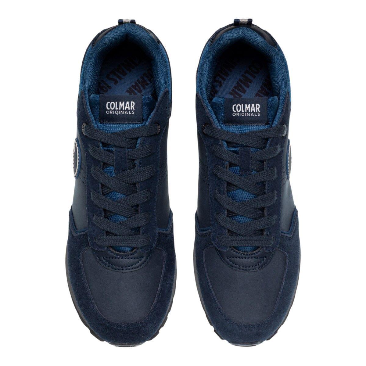 Baskets Homme Sneakers  COLMAR TRAVIS BOOST Bleu Colmar 3/5
