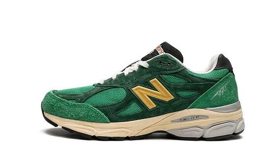 Zapatos lifestyle - 990 V3 Teddy Santis - Green/Gold