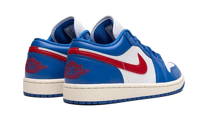 Air Jordan 1 Low Sport Blue Gym Red - Taille : 35.5 EU 3/4