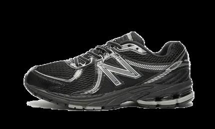 Zapatillas - Running - Hombre - Acolchadas, Estables - 860 - Negro/Plata
