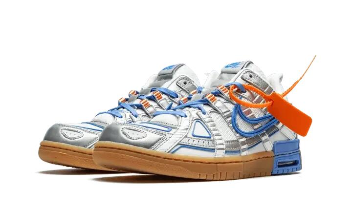 Chaussures - lifestyle - air rubber dunk - blanc/university blue 2/4