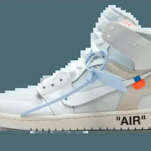 Shoes - Retro High - Air Jordan 1 Off-White - White/Beige/Black