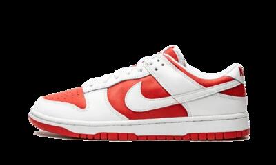 Scarpe - Basket - Unisex - Dunk Low Championship Red - Bianco/Red university