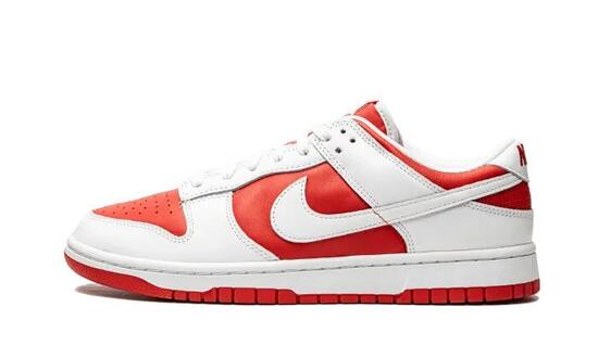 Scarpe - Basket - Unisex - Dunk Low Championship Red - Bianco/Red university