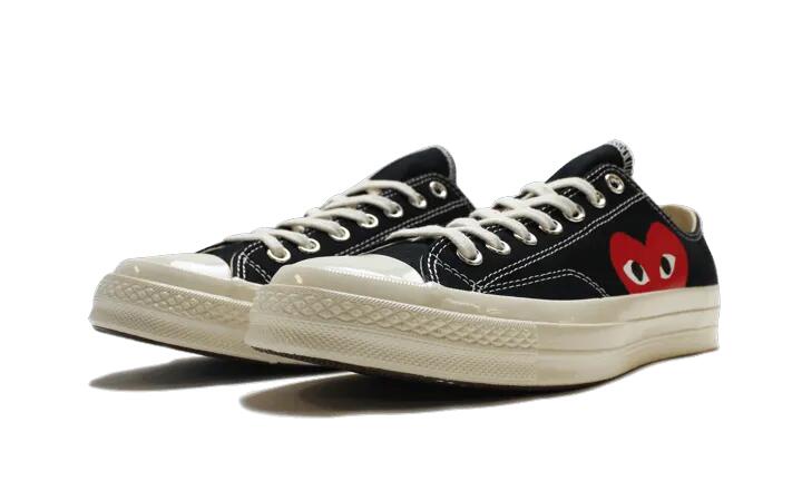 Chuck Taylor All-Star 70s Ox Comme des Garçons PLAY Black - Taille : 36.5 EU 2/4