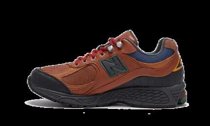 Chaussures - randonnée - adhérence - 2002R - marron/rouge