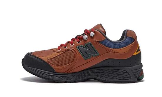 Chaussures - randonnée - adhérence - 2002R - marron/rouge