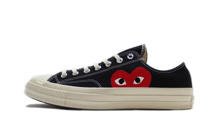 Chuck Taylor All-Star 70s Ox Comme des Garçons PLAY Black - Taille : 36.5 EU 1/4