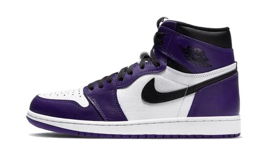 Scarpe - basket - unisex - jordan 1 og - court purple/white