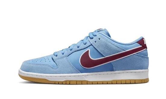 Chaussures - Skate - Unisexe - SB Dunk Low - Valor Blue/Team Maroon/White.
