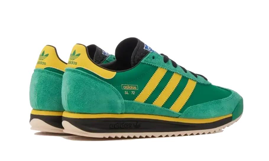 adidas SL 72 RS Green Yellow 3/4