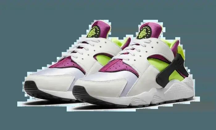Scarpe - running - air huarache run 2021 - giallo neon/magenta/nero 2/3