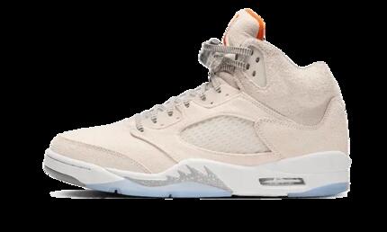 Chaussures - basket - jordan 5 se - orewood brown/safety orange