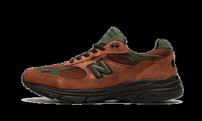 Schoenen - lifestyle - unisex - model 993 aime leon dore - bruin/groen