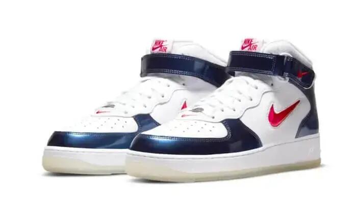 Zapatillas - Lifestyle - Unisex - Piel mid - Air Force 1 - Blanco/rojo 2/2