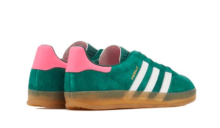 Gazelle Indoor Collegiate Green Lucid Pink - Taille : 35 1/3 EU 3/4