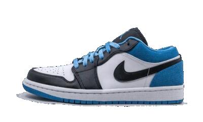 Schoenen - lifestyle - air jordan 1 low se - zwart/laser blue