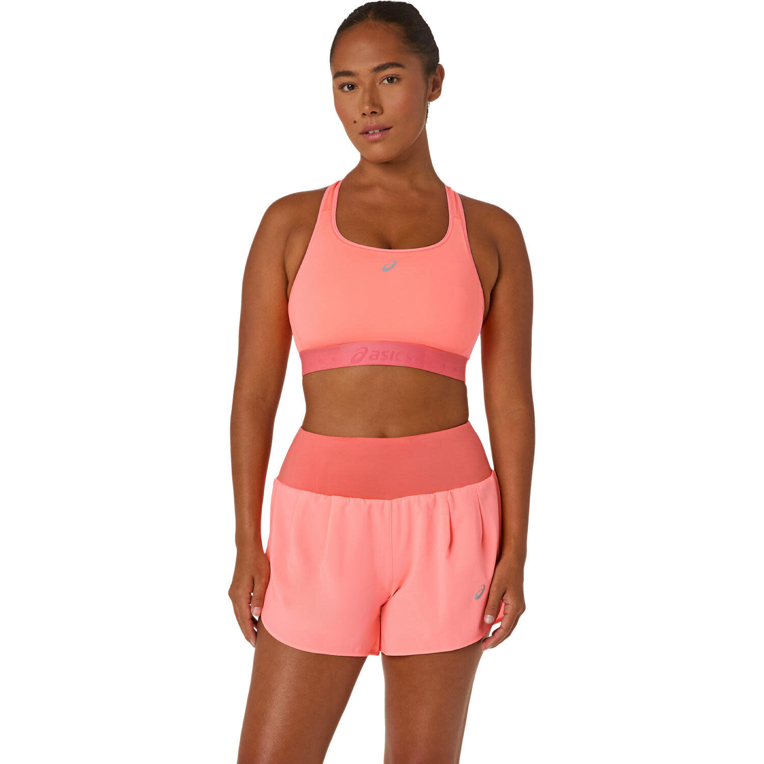 ASICS Road Compression Bra  W - Sun Coral 4/5