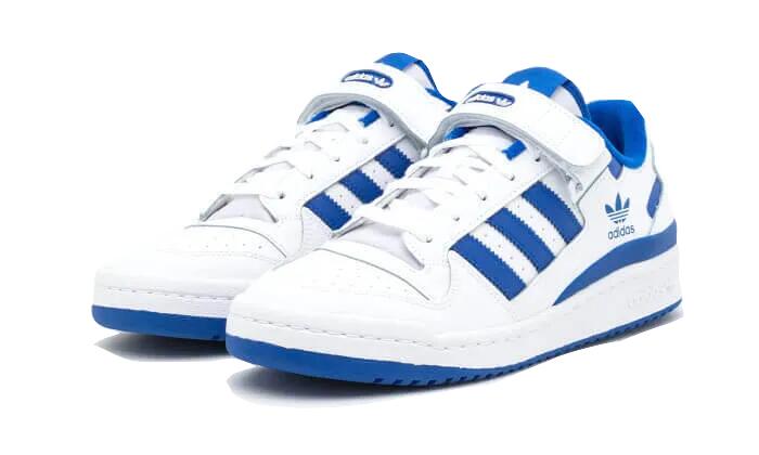 Forum Low White Royal Blue - Taille : 45 1/3 EU 2/3