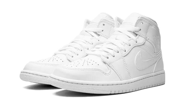 Air Jordan 1 Mid Triple White (2022) - Taille : 48.5 EU 2/4