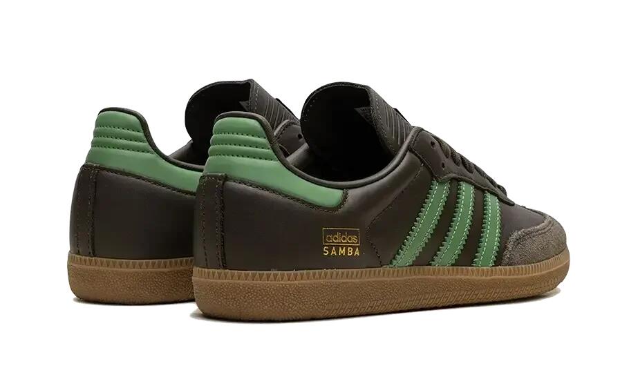 Adidas Samba OG Shadow Olive Green 3/4
