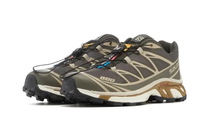 Salomon XT-6 Beluga Dull Gold 2/4