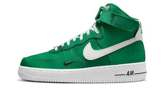 Zapatillas - baloncesto - altas - air force 1 - blanco/verde