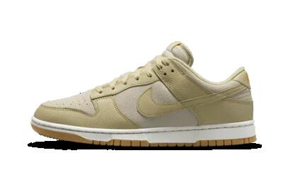 Schoenen - lifestyle - unisex - dunk low - suède, gumzool khaki/beige.