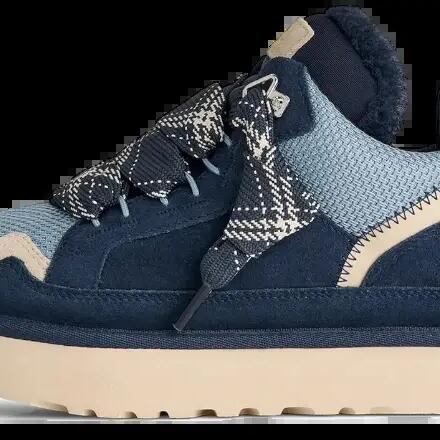 Unisex - Casual - Sneakers - Textured, Durable - Lowmel - Dark Indigo/Sea Salt