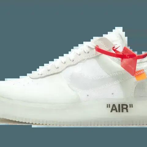 Unisex - Lifestyle - Shoes - Low-top Off-White x Nike Air Force 1 - White/Sail