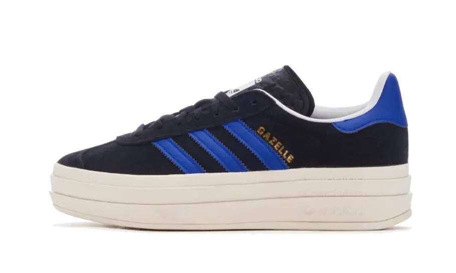 adidas Gazelle Bold Core Black Lucid Blue (W) 1/4