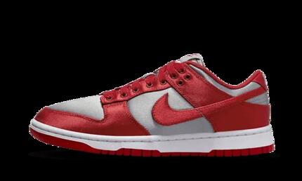 Zapatillas - Mujer - Satinadas - Dunk Low UNLV - Gris/Rojo