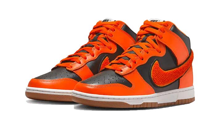 Dunk High University Chenille Swoosh Safty Orange - Taille : 41 EU 2/3