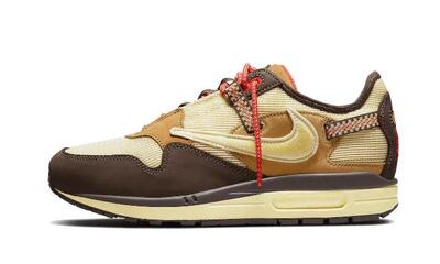 Air Max 1 Travis Scott Cactus Jack Baroque Brown - Taille : 40.5 EU